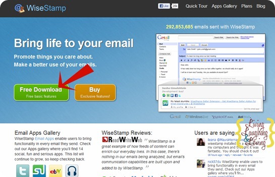 wisestamp click free download